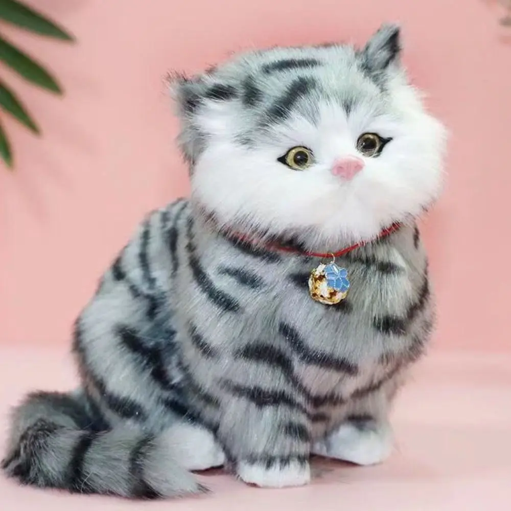 الحلي محاكاة دعوة رائعتين القط الصوتية متعدد الألوان لعبة خفيفة الوزن لعبة القط