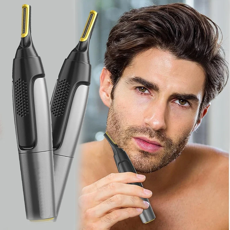 

Electric Eyebrow Trimmer Razor Ultra Thin Precision Trimmer Electric Portable Ear Trimmer For Men Nose Hair Shaver Waterproof