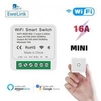 AUBESS EWeLink Wifi Smart Switch Mini 16A 2way Control Smart Home Breaker Wireless Remote Voice Control Alexa Google Home