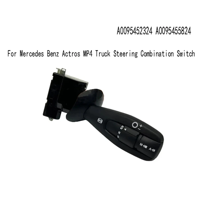 A0095452324 Truck Steering Combination Switch 5 Gear Shift Handle For Mercedes Benz Actros MP4 A0095455824