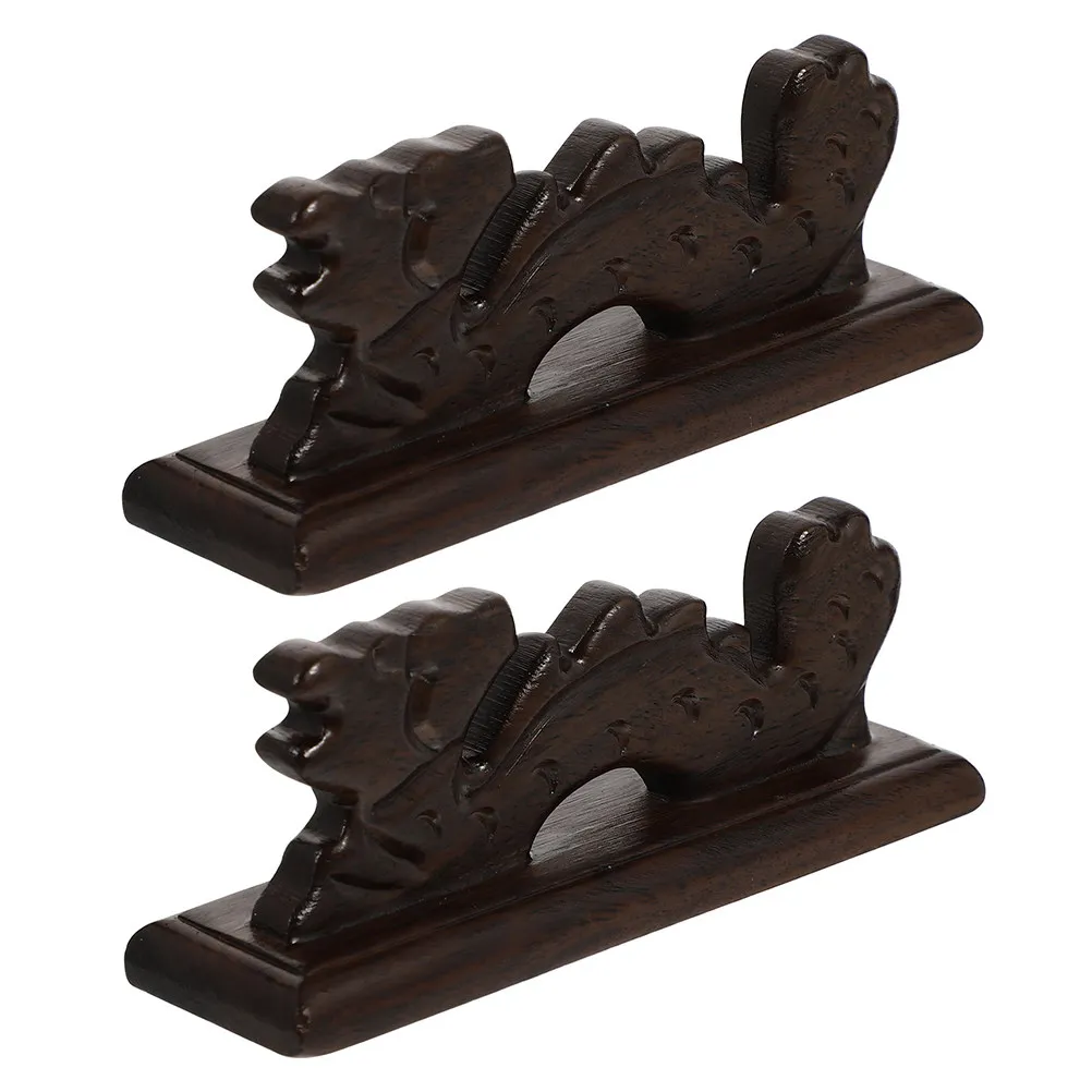 

Подставка для каллиграфических ручек из премиального материала, 2 шт., декор для рабочего стола, изысканный подарок для семьи, друзей, коллег, деревянная подставка для ручек