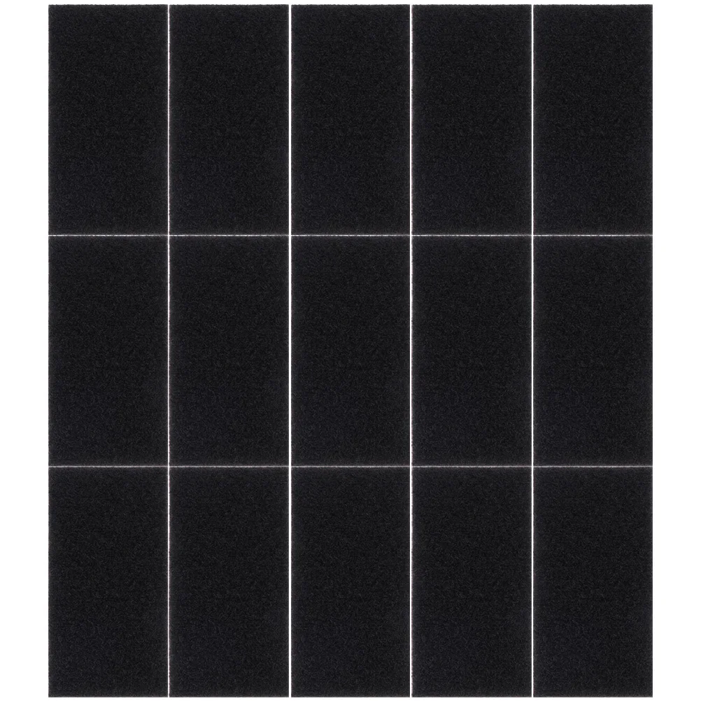 30 Sets Adhesive Tape Strong Double-Sided Hook and Loop Sticky Fastener for Home Office Carpet Rug Wall Computer