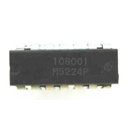 Puce IC de circuit intégré M5224P DIP-14, 2 pièces