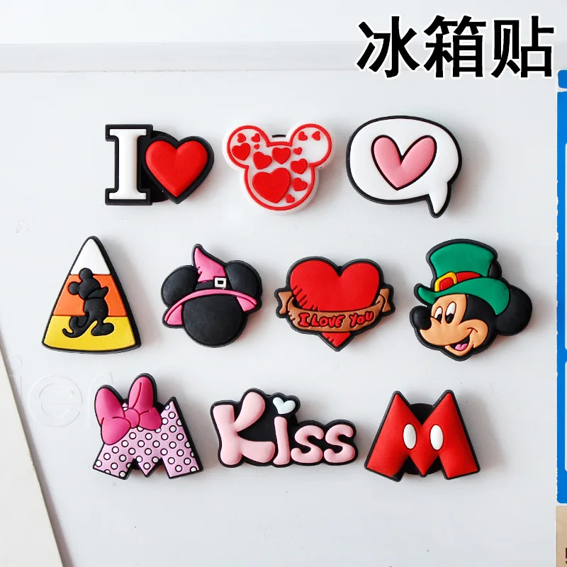 Disney Cartoon Mickey Drawing Board Magnet Mini Refrigerator Home Decoration Sticker Magnets Fridge Souvenir Whiteboard Magnets