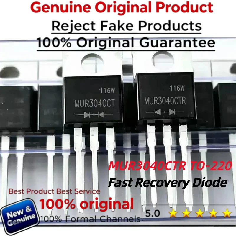 5-10-20pair 100% High Quality Common Cathode MUR3040CTR  MUR3040CT Fast Recovery Diode 30A  400V TO-220