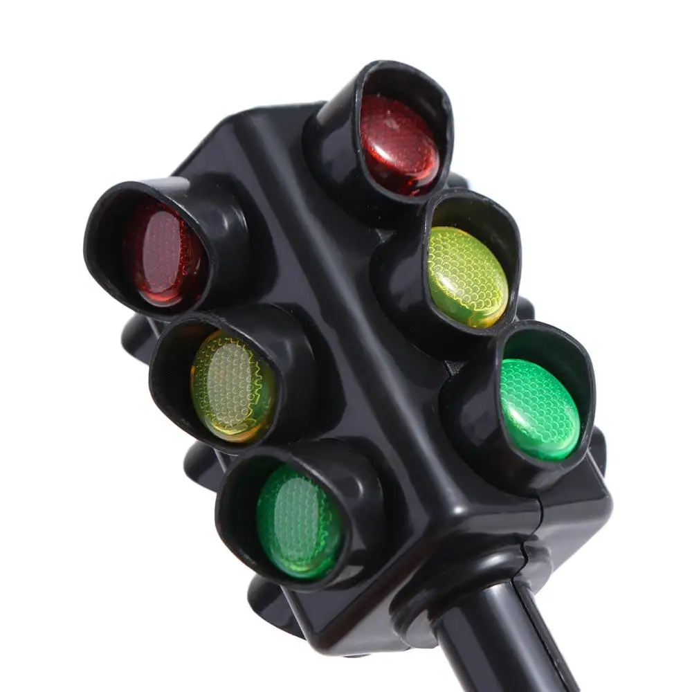 Traffic Road Light Early Educational Mini Traffic Light Crosswalk Light Traffic Safety Model Road Light Mini Model Traffic Light