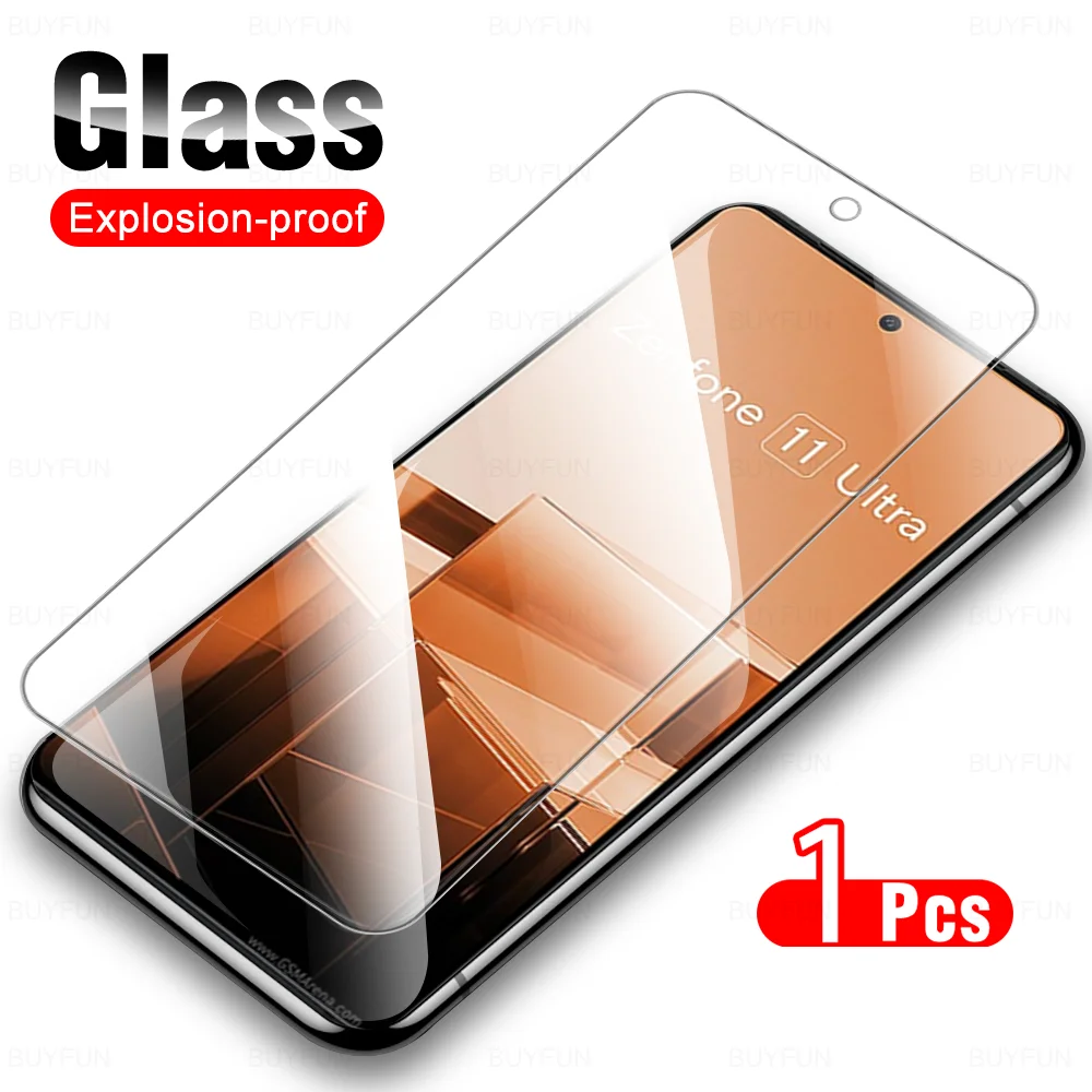 Protector de pantalla para Asus Zenfone 11 Ultra 5G, película de vidrio templado para Asus Zenfone11 Ultra, película de cubierta completa de 6,78"