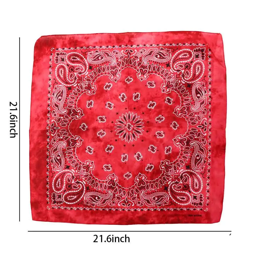 Scarves Seamless Bandana Hair Band Square Scarf Hip Hop Headwea Cycling Outdoor Tie Dye Bandana Hip Hop Paisley Headband