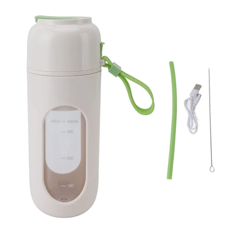 

Перезаряжаемый через USB портативный блендер с 12 стальными лезвиями, мини-дорожная чашка для блендера для домашнего спорта на открытом воздухе