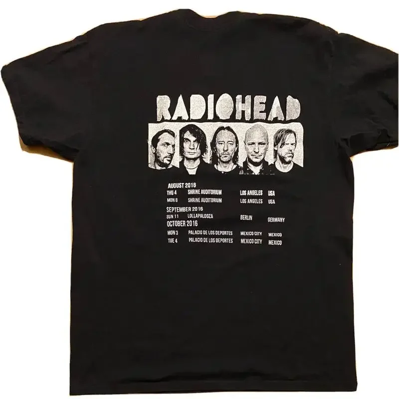 Radiohead 2016 World Tour T Shirt Men s Large Devil Concert