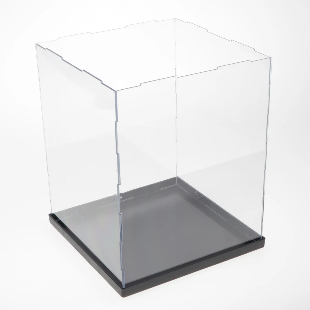 Clear Acrylic Display Box Case High-quality Dustproof Stackable Display Plastic Storage for Figurines