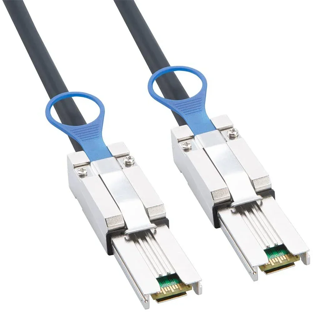 MINI SAS 26P SFF-8088 إلى SFF-8088 HD كابل Mini SAS SFF-8088 ذكر إلى 8088 كابل موصل ذكر Mini SAS 26P ExternalHard القرص كابل