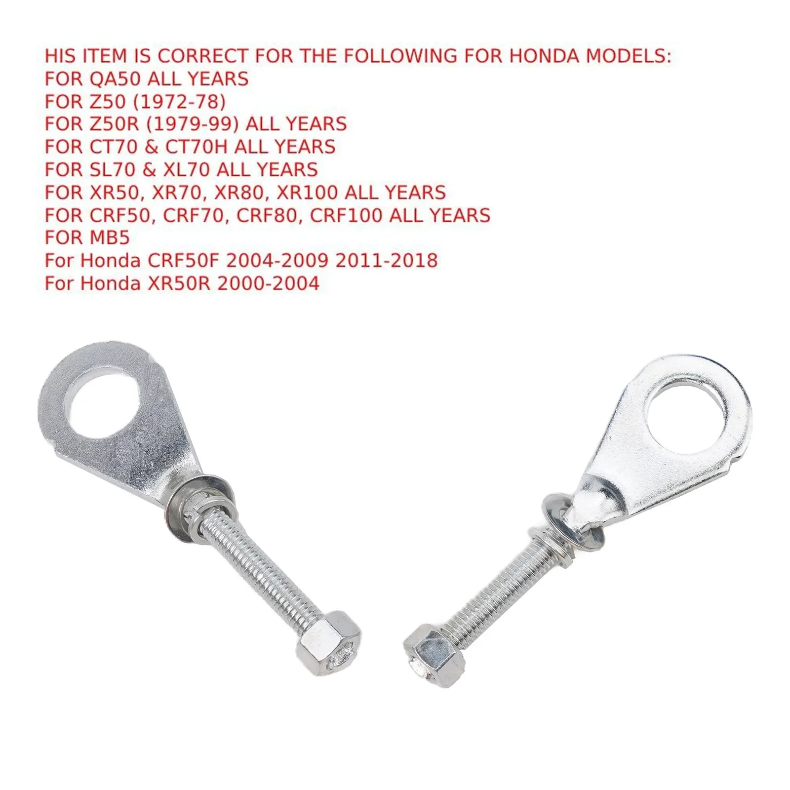 Motorcycle Axle Chain Adjuster Is Suitable For Honda Z50R XR50 XR80 XR70 XR100 CRF 50 CRF 80 100 CRF 70motorcycle Accessories