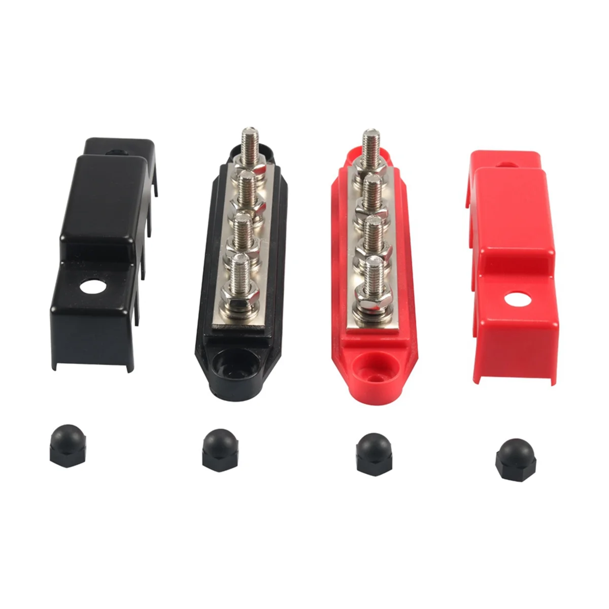 

ABDX-4 Way Busbar M8 High-Current Terminal Stud Multi-Function RV Conversion Accessories Car Accessories RV