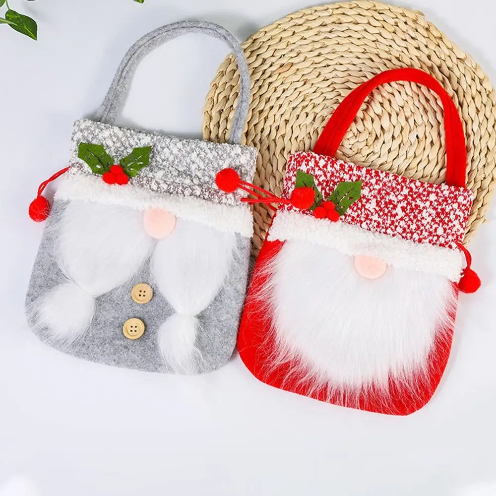 Bag For Home Decorations Santa Claus Large Capacity Kids Candy Bags Christmas Tree Ornaments Christmas Handbags Storage Bags