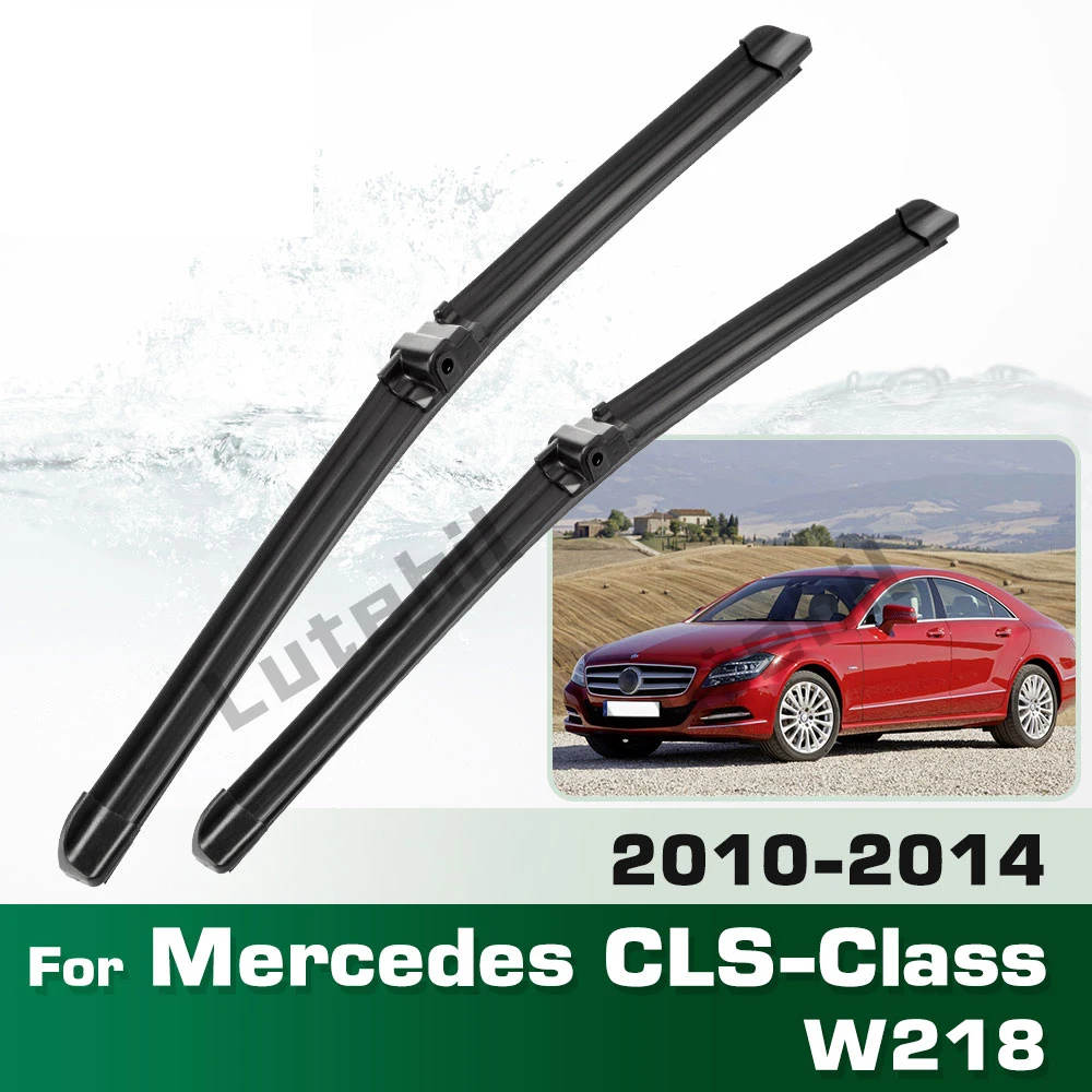 Frontwischer für Mercedes-Benz CLS-Klasse W218 2010–2014 2011 2012 2013 Wischerblätter Windschutzscheibe Windschutzscheibe Fensterbürste 24 Zoll + 24 Zoll