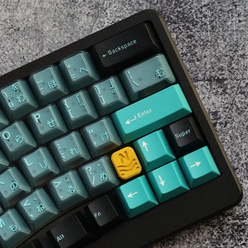 JTK emerald Theme Keycaps Set PBT ABS cherry profile Custom Original Handmade Keycaps for Mechanical Keyboard Accessories DIY