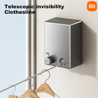 Xiaomi retractable clothesline stainless steel pull-out clothes drying machine home space saving clothes drying artifact