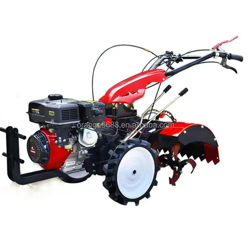 178f Hand Held Motor Back Rotary Power Tiller for Orchard Arable Land Rotavator in Agriculture Manual Weeder Hoe Ridging Machine
