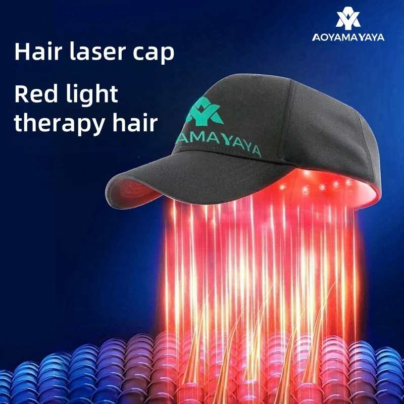 308 laser cap red light therapy hair laser hat for hair growth red cap hair growth products fast grow red light hat cap