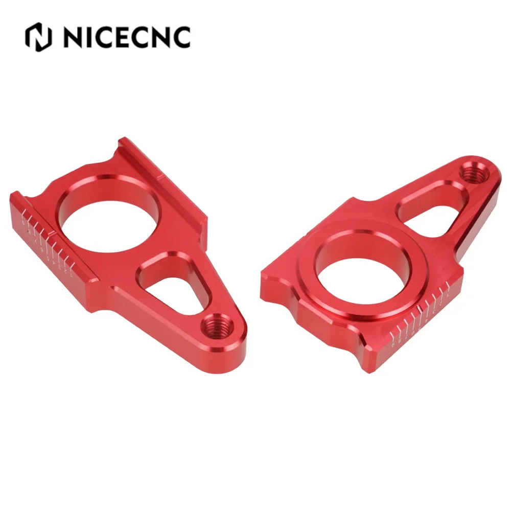 

NICECNC For Honda CRF250R CRF450R CRF450X 2004-2023 CF250RX CRF450RX CRF450L 2019-2023 Motorcycle Rear Axle Block Chain Adjuster