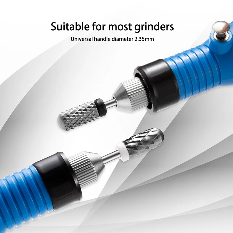 電動ネイルドリル,研磨ヘッド,ラウンドヘッド合金,タングステン鋼,マニキュア研磨ツール