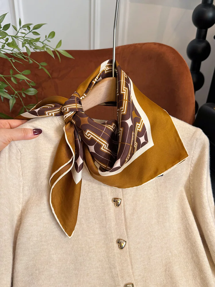 versatile-caramel-color-silk-scarf-women's-new-2026-square-scarf-high-end-00-silk-twill-small-square-scarf
