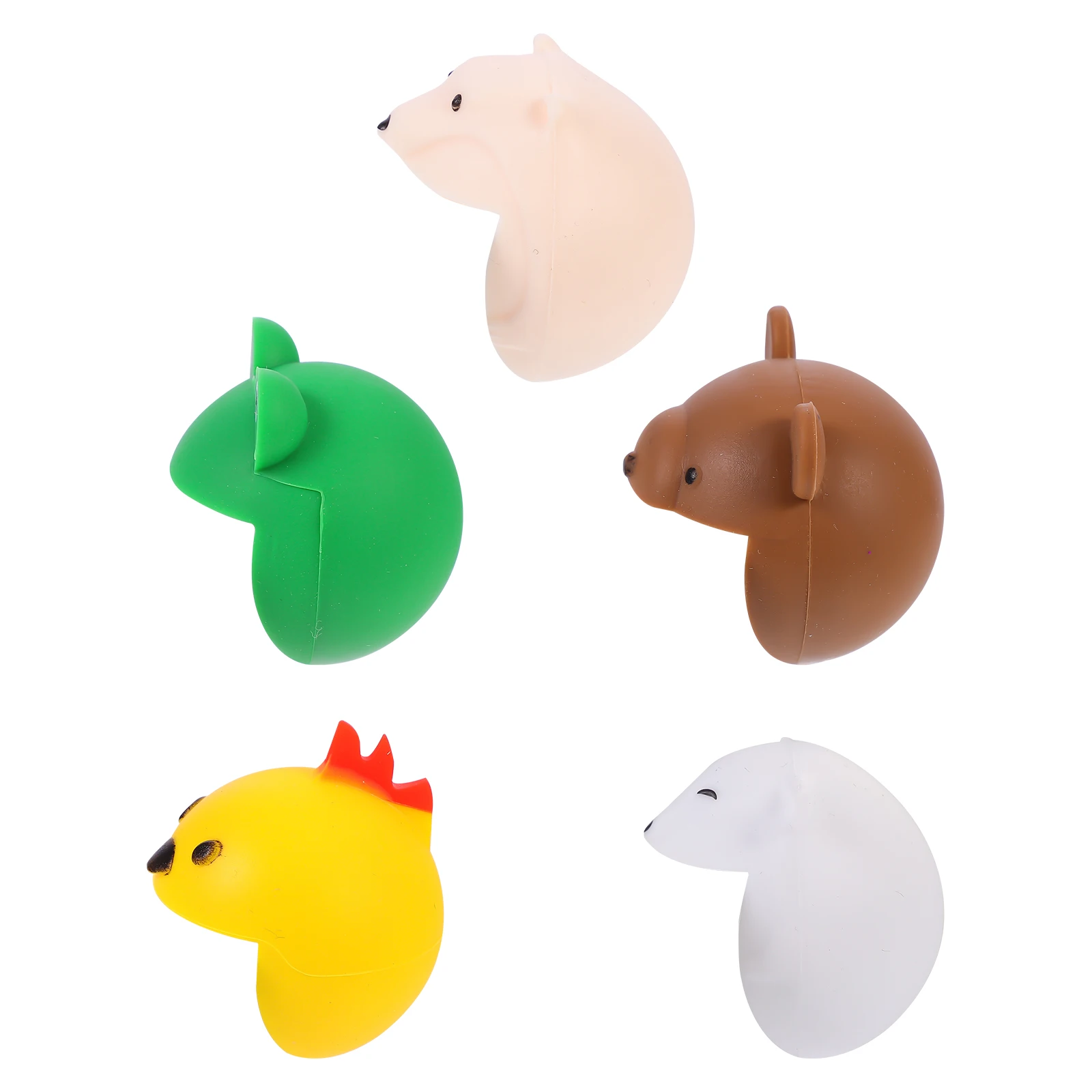 

5 Pcs Animal Shaped Silicone Baby Safety Corner Protector Adhesive Table Kitchen Furniture Cushion Cover