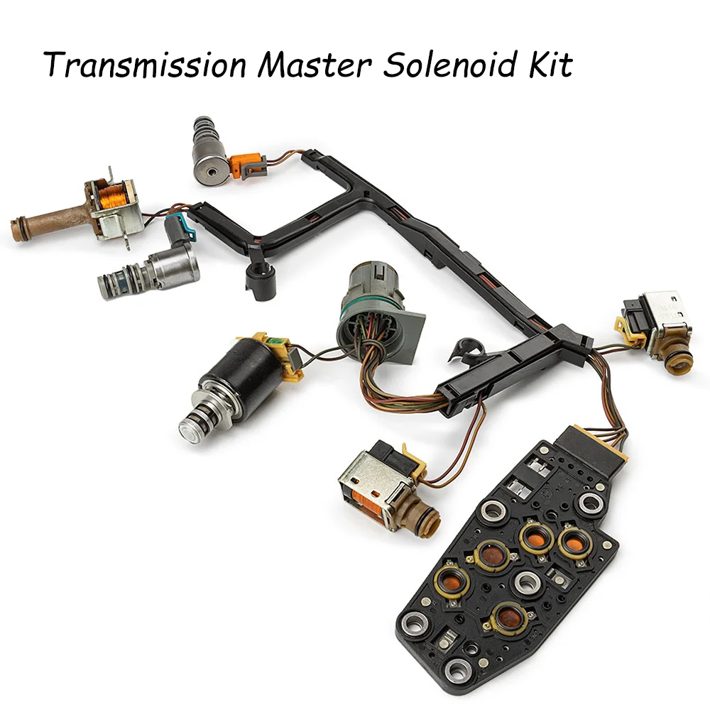 4L60E 4L30E 4L80E 4T80E Transmission Master Solenoid Kit 93-05 For EPC Shift TCC 3-2 PWM 4l60e Control Valve Solenoids +Wire