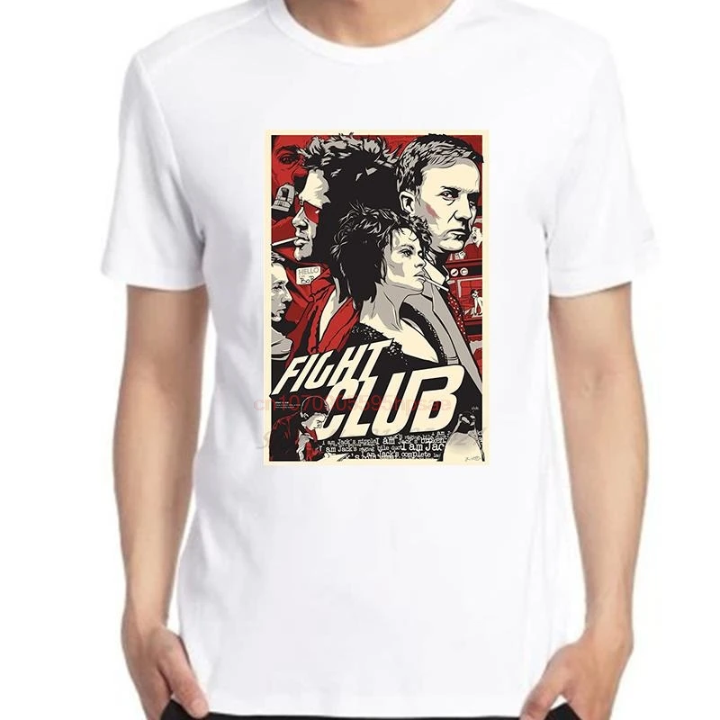 Fight Club Fashion Harajuku Graphic T Shirts Oversized Cotton Short Sleeve T-Shirts High Quality New Shirts And T-Shirts