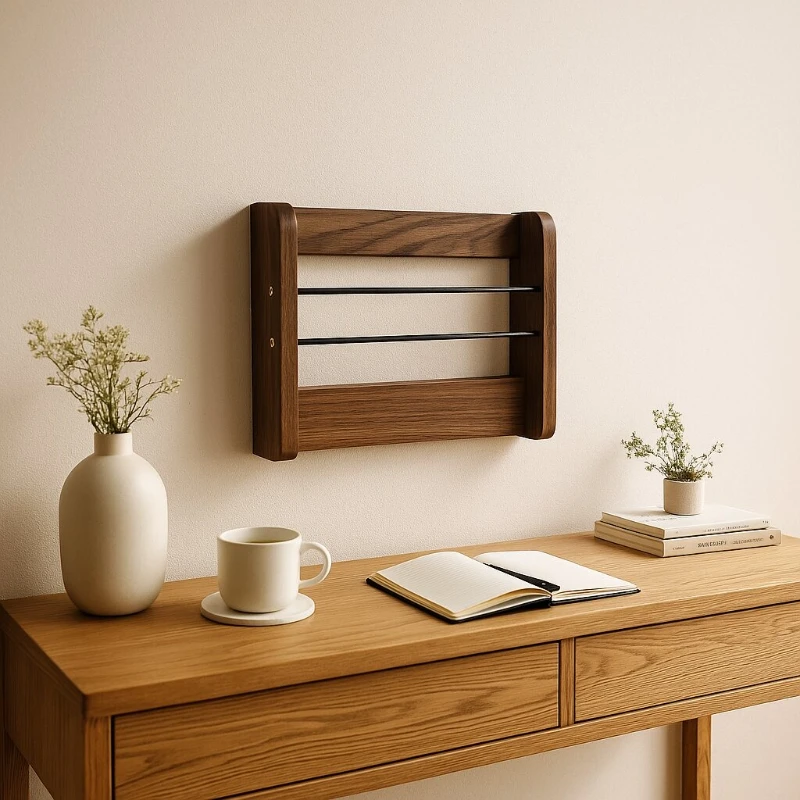 

Network Box Decorative Cover Shelf, Vintage Router Storage Box, Modem & Set-Top Box Organizer, Multi-Scene Wall-Mounted Rack