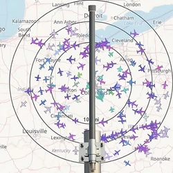 ADS-B Antenna for 1090MHz & 978MHz Flight Tracking,SMA Connector Compatible with FlightRadar2 4& RadarBox FlightStick