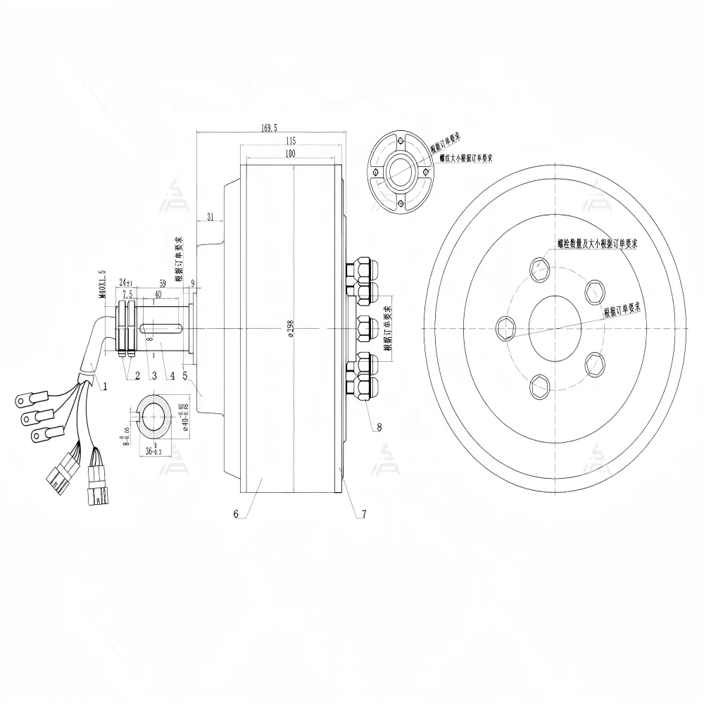 QS Motor 273 130KPH 12000 Watt 4WD Brushless BLDC Electric Car Kits With Fardriver ND96850 Controller New Condition