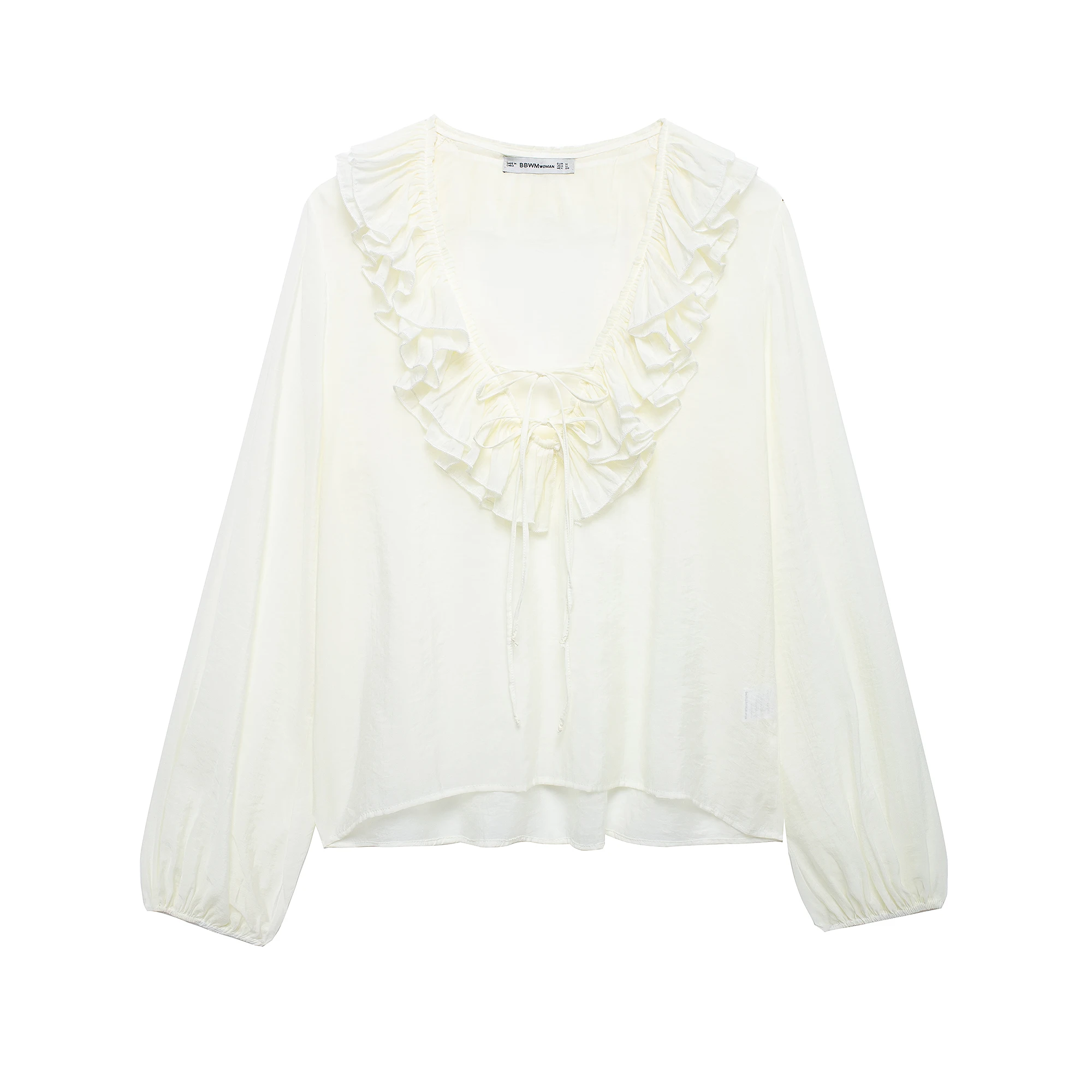 Faionable Layered Decorative irt JNLEAOG Damenbekleidung Herbst New Sle Vielseitiger Sli Polyesterfaser Long Sve...