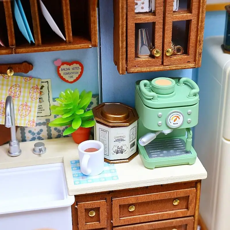 1 قطعة 1:12 بيت الدمية علبة القهوة الشاي يمكن نموذج محاكاة العنصر زخرفة ألعاب مصغرة بيت الدمية اكسسوارات أثاث 16*16 مللي متر #4