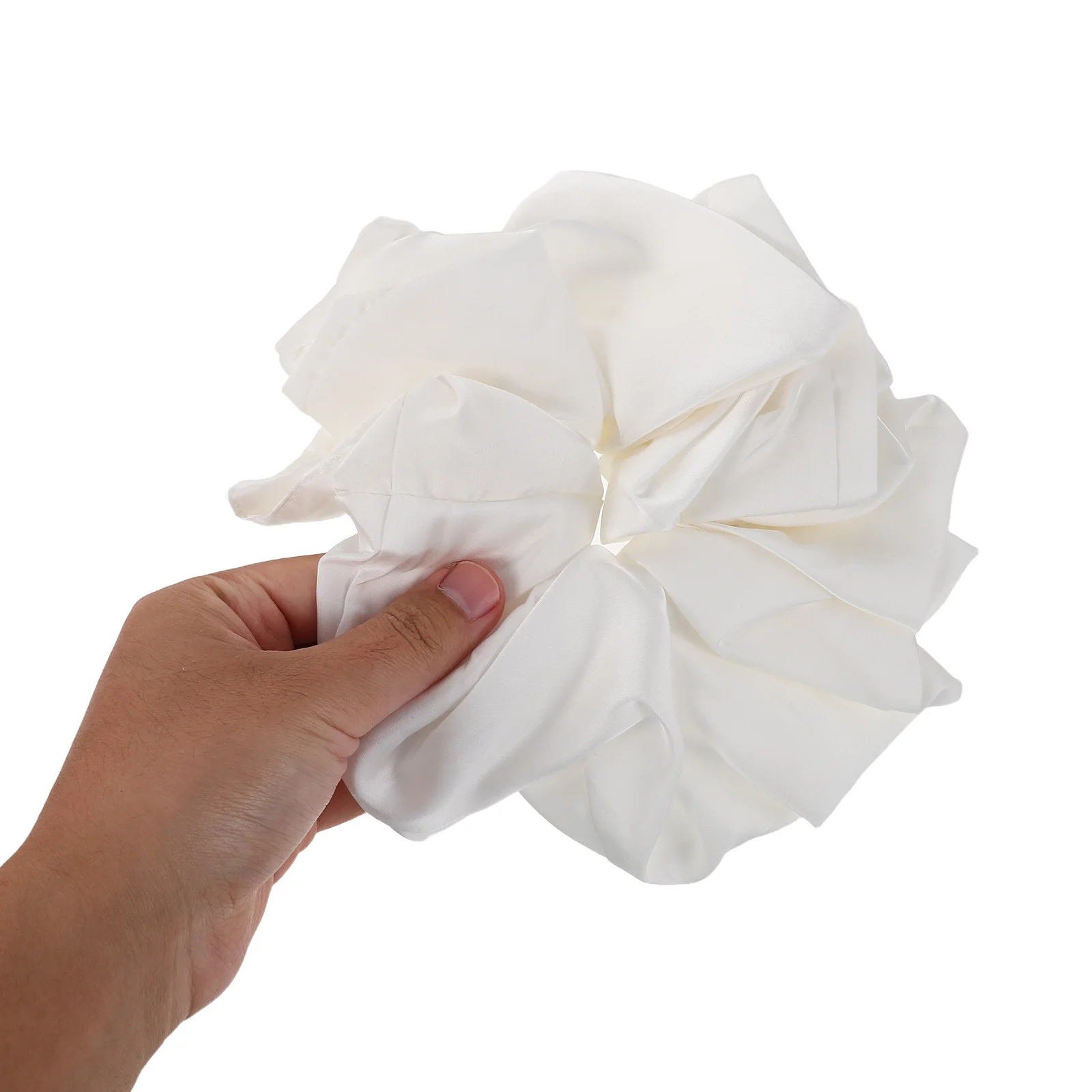 

2Pcs Fabric Oversized Hair Scrunchies Jumbo Hair Bands Ballet Style Large Soft Elastic Ponytail Holders for Women
