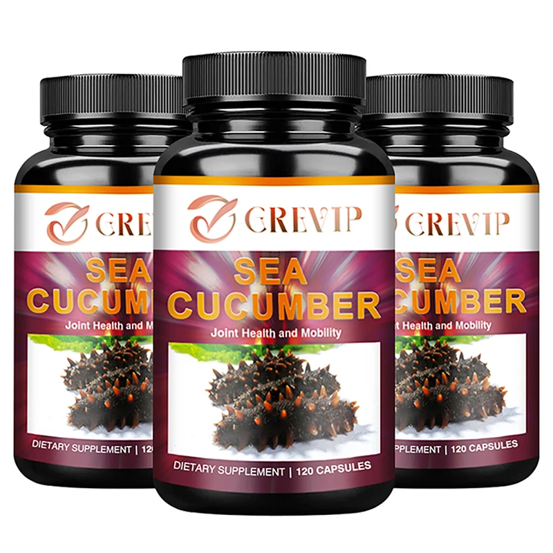 

Sea Cucumber Capsules- Repair Damaged Joint Cartilage, Relieve Fatigue, Promote Blood Circulation, Beautify and Nourish The Skin
