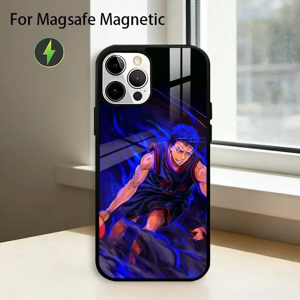 Kuroko's Basketball Phone Case For iPhone17,16,15,14,13,12,11 Plus,Pro Magnetic with Magsafe Wireless Charging