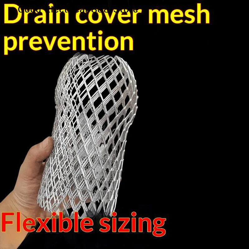 【GE】Aluminum Alloy Drain Pipe Mesh Filter Anti-Clogging Leaf Filter For Round Square Pipes Prevents Clogging From Leaves