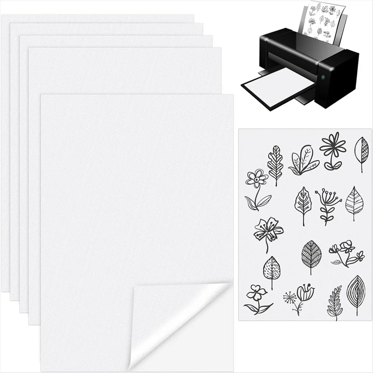 REST Stick & Embroidery Paper for Embroidery Dissolvable Embroidery Transfer for Transferring Embroidery Patterns 5PCS
