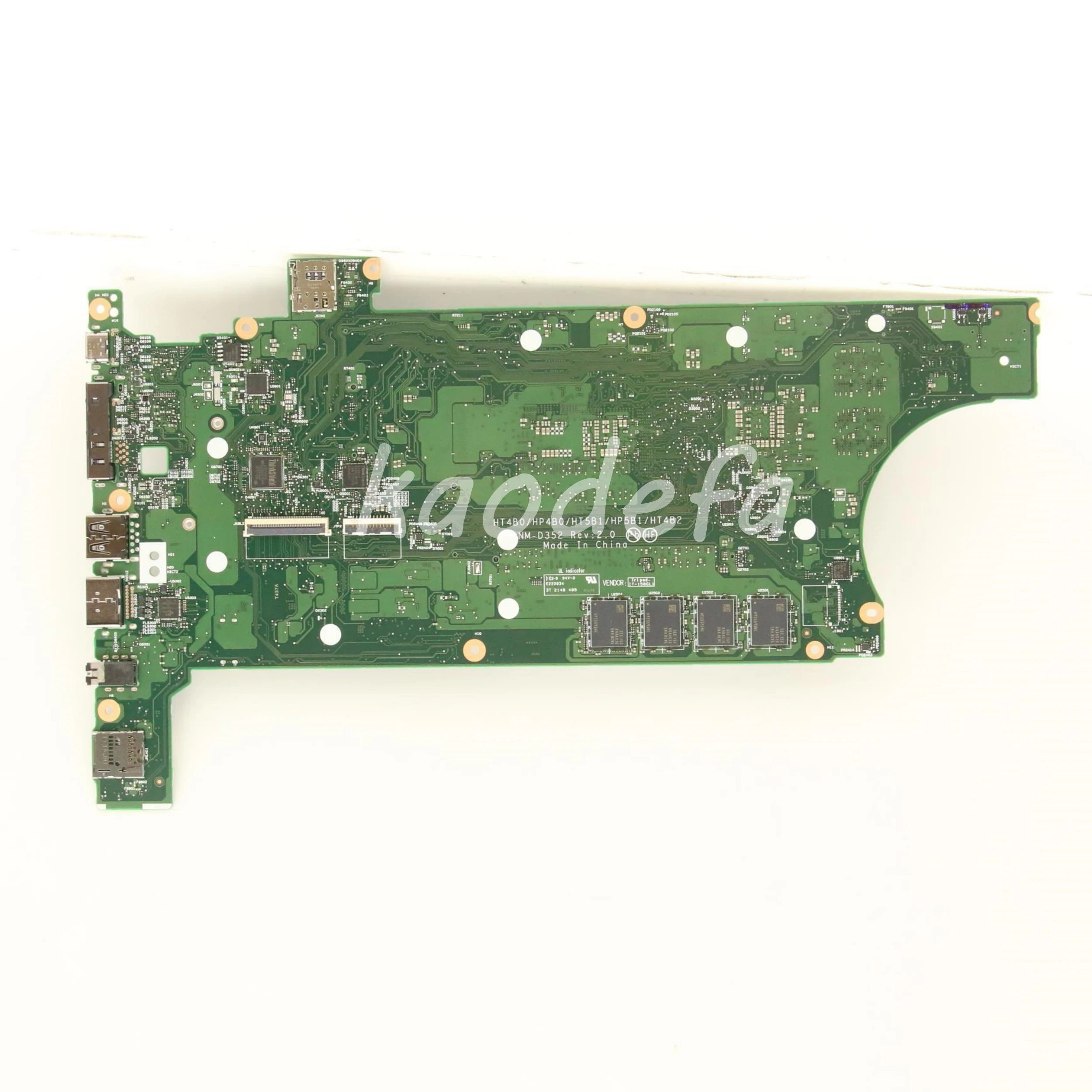 NM-D352 For Lenovo Thinkpad T14 Gen 2 T15 Laptop Motherboard CPU: I5-1135G7 I7-1165G7 GPU: MX450 2G RAM: 8GB / 16GB 100% Test OK