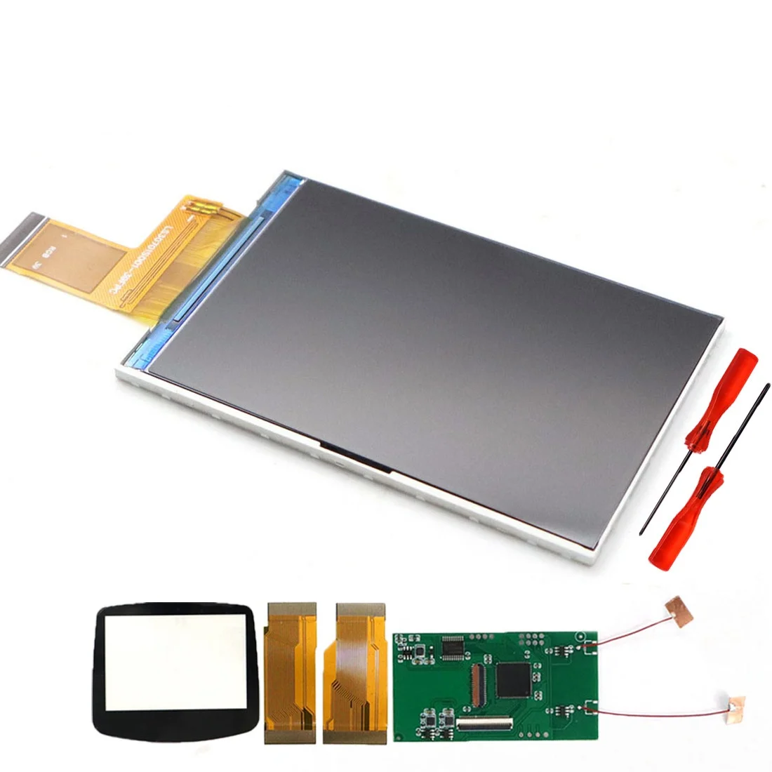 

HISPEEDIDO Multicolors V5 HD 720x480 Экран с технологией Drop-in для GBA V5, комплект для замены IPS LCD-экрана.