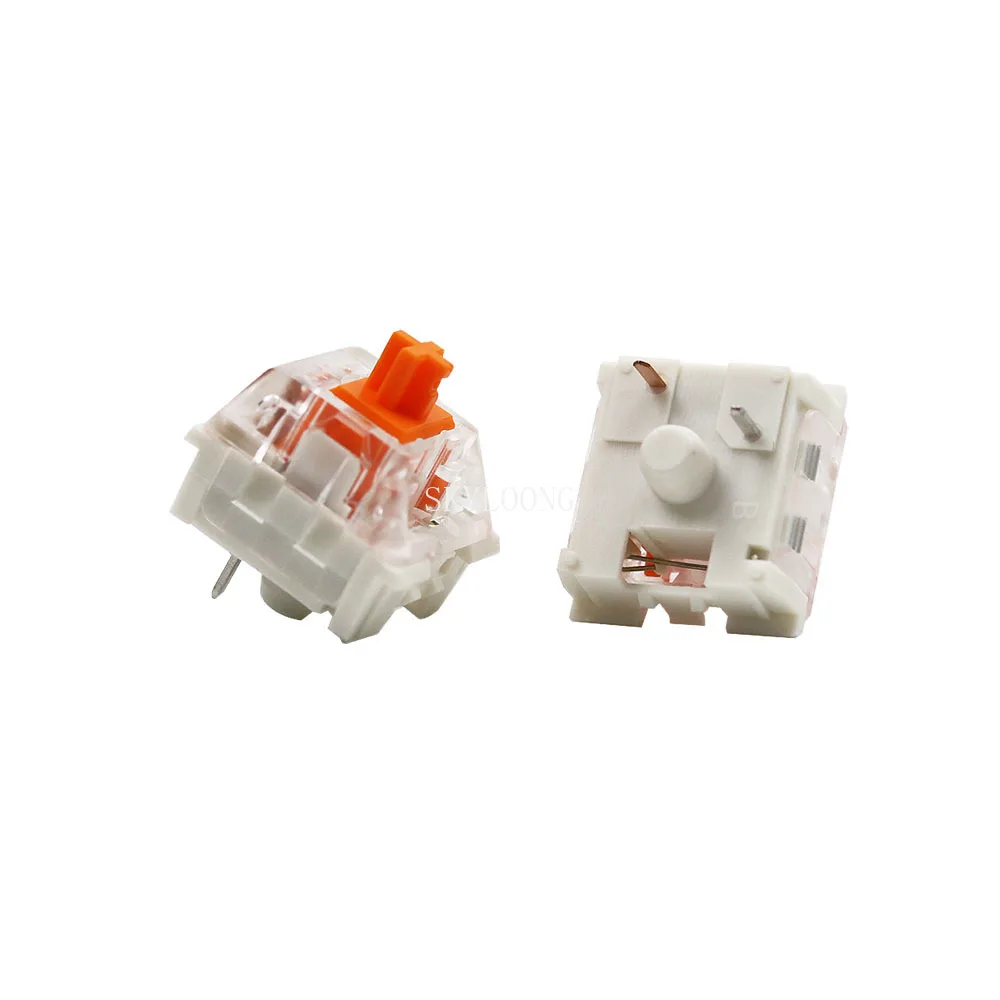 

Kailh Sherbet Switch RGB SMD Clickbar Orange 45g Force Mx Stem Switch for Backlit Mechanical Keyboard 3pin Free Shipping