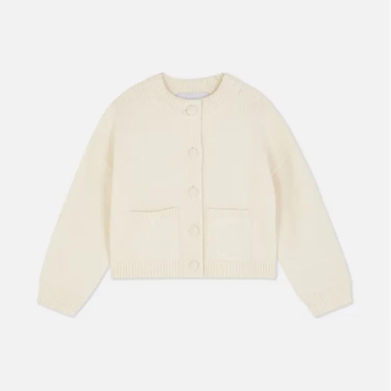 

All-match Knit Women Cardigan Casual O-neck Long Sleeve Single Breasted Pccket Female Cardigan 2025 Autumn Solid Lady Knitwear