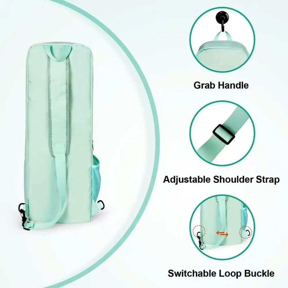 Portable Lightweight Yoga Mat Bag Water-Resistant Large Capacity Mat Carrier Side Mesh Pocket Waterproof Gym Yoga Bag Fitness