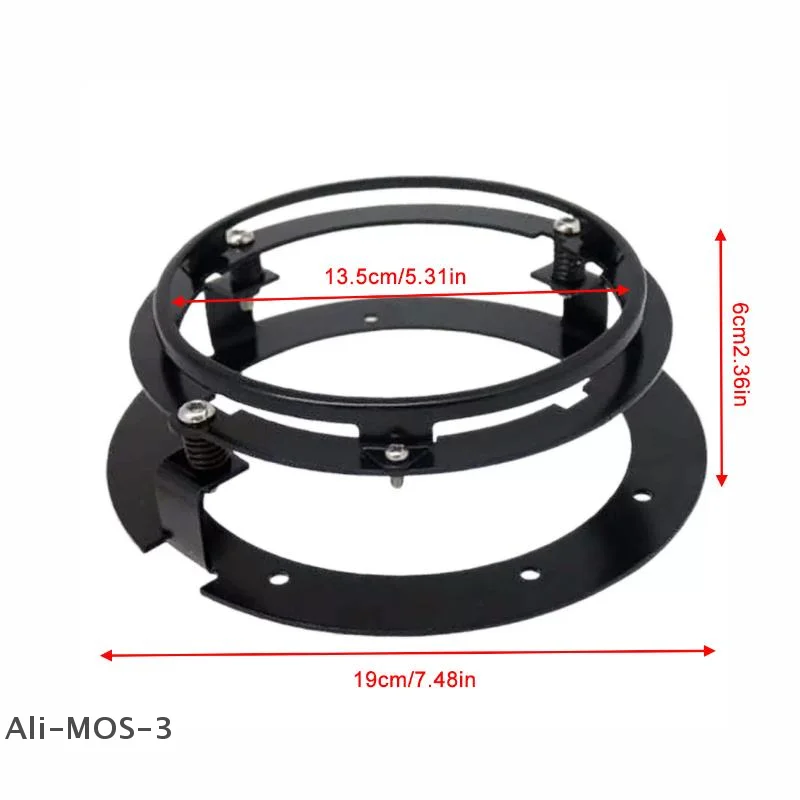 

【S】5.75 Inch Round Headlight Housing Bracket Kit Motorcycle Auto Parts For 5.75" Led Headlight Headlamp Trim Ring Mount Bracket