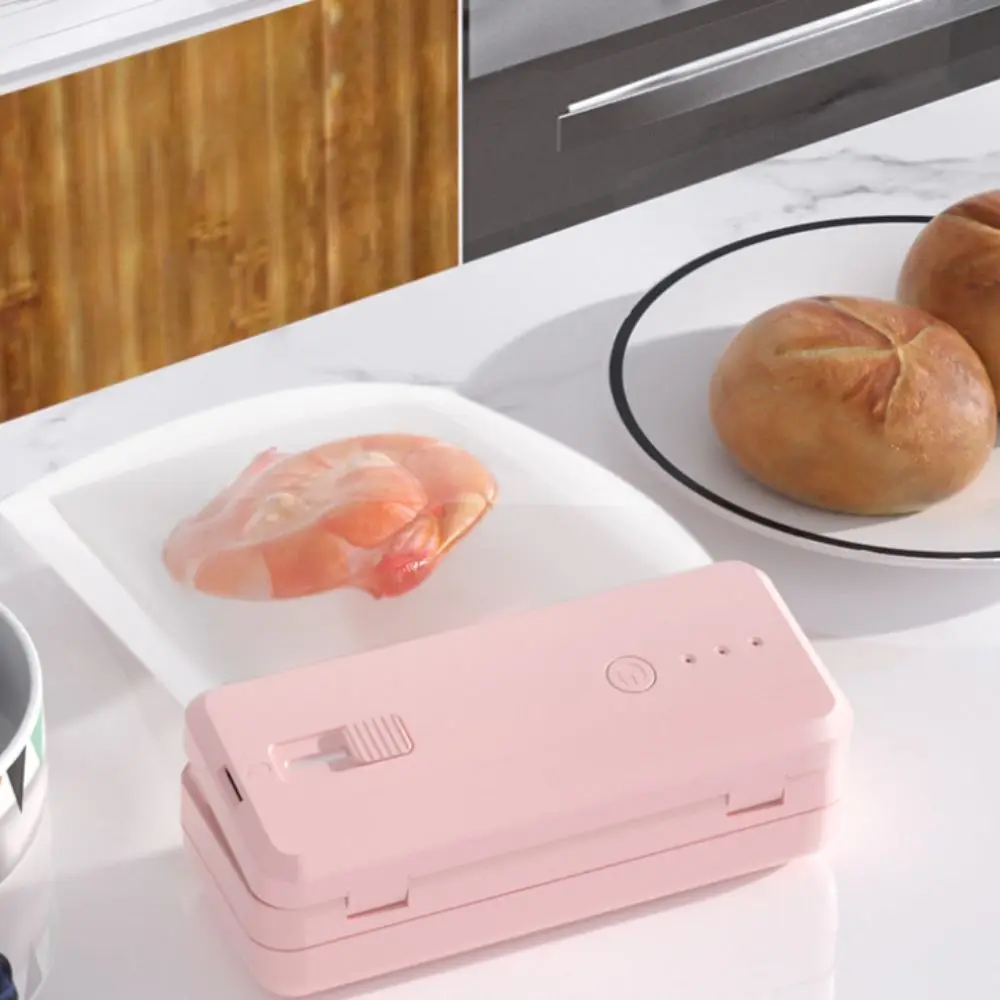 Magnetic Snack Bag Sealing Machine 2 in 1 USB Charging Snack Plastic Bag Resealing Machine Mini Quick Heat