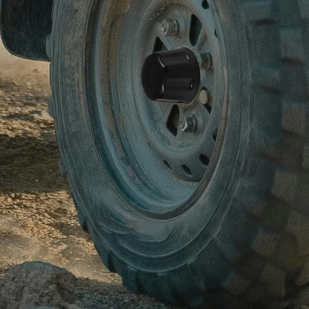 2Pcs Atv Wheel Hub Rubber Rim Caps Dustproof Covers for 110-250Cc Atv Trailers Golf Carts Go-Karts Cap for Trailer Axle