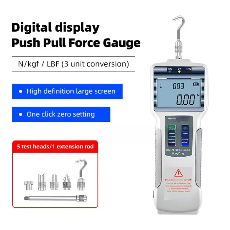 Digital display push-pull force gauge dynamometer ZP-10N~1000N Pushing and pulling force tester