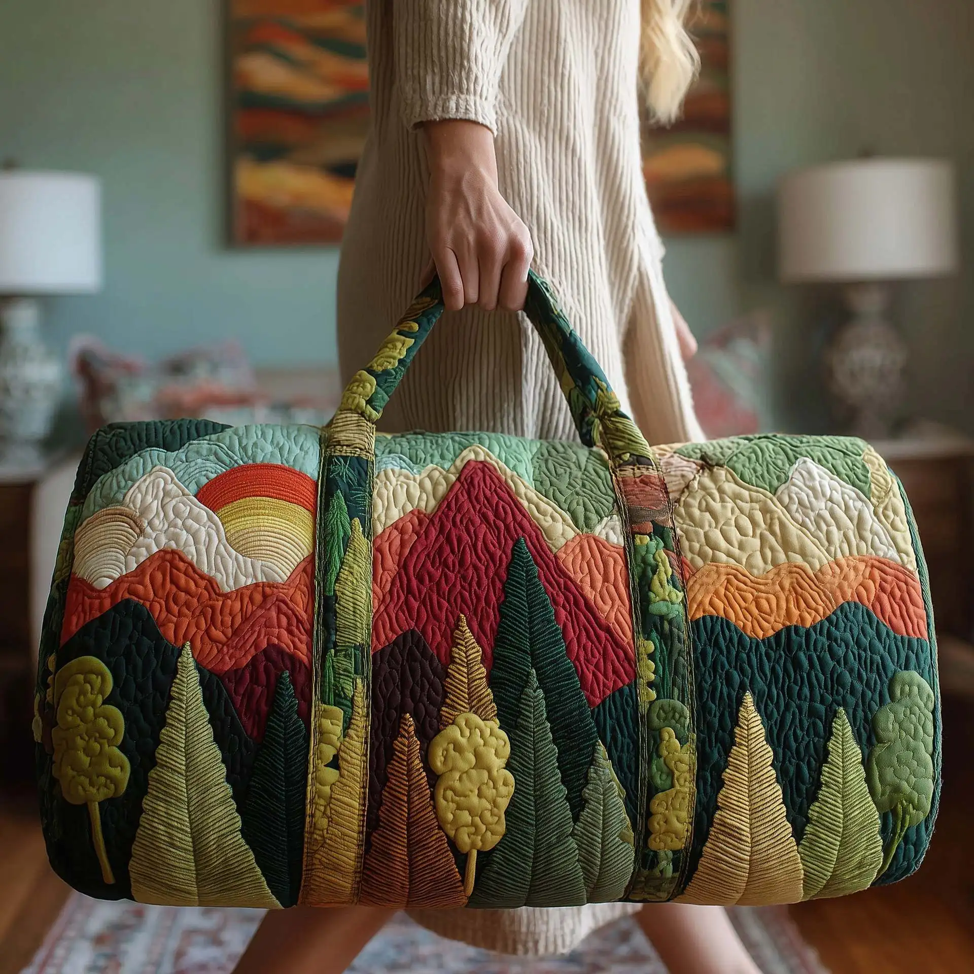 

3D Printed Quilted Travel Bags Personalized Tote Bag Beach Sport Bags Gifts fashion Handbag Training casual Bag Hiking Camping